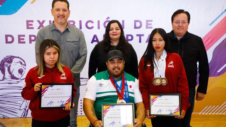 RECONOCEN A DESTACADOS  ATLETAS ADAPTADOS DE SONORA
